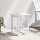 Adirondack Side Table Hvit 38x38x45 cm HDPE