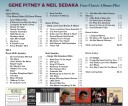 Gene Pitney, Neil Sedaka  Four Classic Albums Plus (The Many Sides Of Gene Pitney / Only Love Can Break A Heart / Rock With Sedaka / Sings His Greatest Hits)  CD