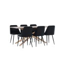 Venture Home Spisegruppe Venture Home Piazza 180 med 6 stk Night Stoler GR24519