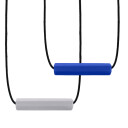 ARK Therapeutic | Tyggesmykke, Krypto-Bite Tube - Standard Lysegrå