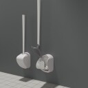 Sanimaid Paris toiletbørste - Hvid væghængt. Hygiejnisk og antibakteriel. 1 stk