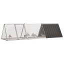 Kaninbur Antrasitt 302.5X80.5X71 cm Galvanisert Stål