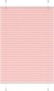  plisségardin Rosa 95x100 cm Stoff Bredde 94,4 Polyester