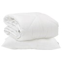 vidaXL Helårs Duvet med pute 2 stk. Hvit Mikrofiber