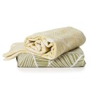 Klippan Pledd Chevron Grønn 130x200cm.