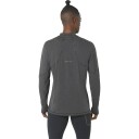 ASICS Metarun Mock Neck Langermet Løpe T skjorte Herre Grå/Svart 2XL