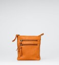 Treats Rosa liten crossbody skinnveske Cognac