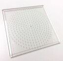 Rolf Perleprett i transparent plast Sirkel