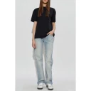 Off White Dame Topper Svart XL,