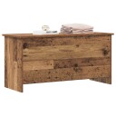 vidaXL Oppbevaringskiste Gammelt tre 100 x 40 x 50 cm Konstruert tre