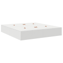  Sengeramme med oppbevaring Hvit 180 x 200 cm Konstruert tre