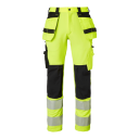 Top Swede 313 Craftsmen Bukser Fluorescerende Gul/Sort, 1 stk. ,SBG-313175015C044 C154