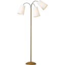 Nielsen Light Salsa gulvlampe tre med hvite skjermer
