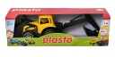 Plasto Traktor Med Frontlaster Gul 70Cm