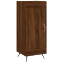 vidaXL Skjenk brun eik 34,5x34x90 cm konstruert tre