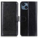 iPhone 15 Lommebok-deksel med Magnetisk Lukning Svart