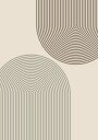 Posterbox Minimal Arch Lines plakat Plakat / 70x100cm