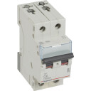 Legrand 5 stk TX³ MCB automatsikring C4 2P 2M 6/6kA