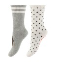 Mini Rodini Kitten 6 Pack Anti Slip Socks   Multi/patterned   24/27