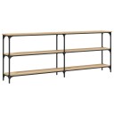  Konsollbord sonoma eik 200x29x75 cm konstruert tre 834111