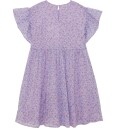 Creamie Dress Flower Dobby Purple 98
