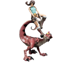 Mini Epics  Tomb Raider  Lara Croft & Raptor