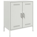  Skjenk hvit 68x39x79 cm stål 8721102389436