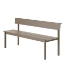 Muuto Rett stålbenkk 170cm Linear Steel Taupe