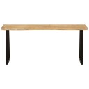  Benk med naturlig kant 105 cm heltre mango 8721012364813