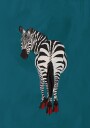 Zebra heels Plakat Plakat / 40x50cm