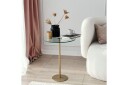 Yggersryd Sofabord 40x50x40 cm Rundt - Guld