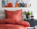 Borås Cotton Cloud sengesett 140x220/50x70 Orange / Langusta