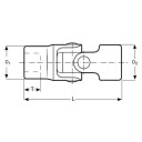 Bahco A6710DM-13 Tolvkantpipe 1/4", leddet 13 mm, Håndverktøy