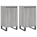 vidaXL Skjenker 2 stk grå sonoma 40x35x70 cm konstruert tre