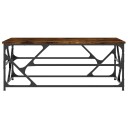 Salongbord røkt eik 100x50x40 cm konstruert tre 8720845420789