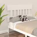 vidaXL Sengegavl hvit 153,5x3x81 cm heltre furu