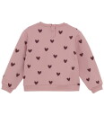 Creamie Collegegenser Woodrose m. Hjerter Creamie 4 år 104 Collegegenser Rosa