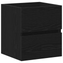 Vidaxl Badeservantskap svart eik 41x38,5x45 cm konstruert tre 862541