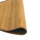  Teppe rund naturell 100 cm bambus 8721012370043