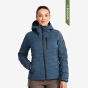 Flex Stretch Down Jacket Dame Moonlit Ocean , Størrelse: M - Skalljakke , Turjakke & Vindjakke