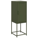  Highboard olivengrønn 36x39x107 cm stål