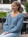 AMANDA genser lys denim