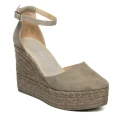 Espadrilles, Dame, Sko, Grå, 40 EU,