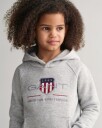 Hettegenser med Archive Shield-logo LIGHT GREY MELANGE 92