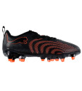 Puma Fotballsko Fremtid 9 Play FG/AG Jr Black/Gløder 35 Fotballsko Oransje Svart