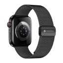Forcell F Design FA14 Magnetisk lenke i rustfritt stål for Apple Watch 38/40/41mm Svart