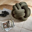 Design House Stockholm Knot XL Puff Forest green