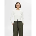 Selected Femme Manja Long Sleeve O Neck Hvit S