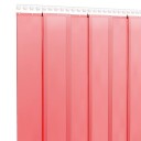 vidaXL Dørgardin rød 200 mmx1,6 mm 25 m PVC