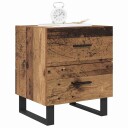  Nattbordskap 2 pcs Gammelt tre 40 x 35 x 47.5 cm Konstruert tre